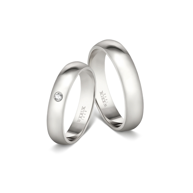 Obrączka platynowa SPLENDARE męska