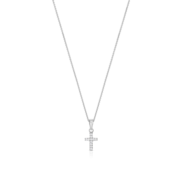 Wisiorek srebrny krzyżyk