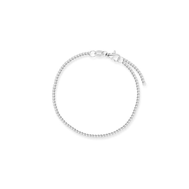 Bransoleta srebrna na nogę