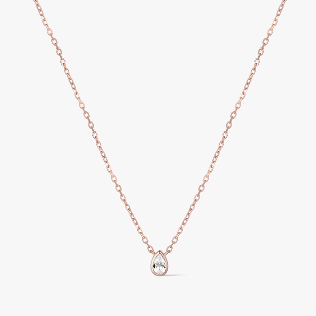 Naszyjnik srebrny z cyrkonią