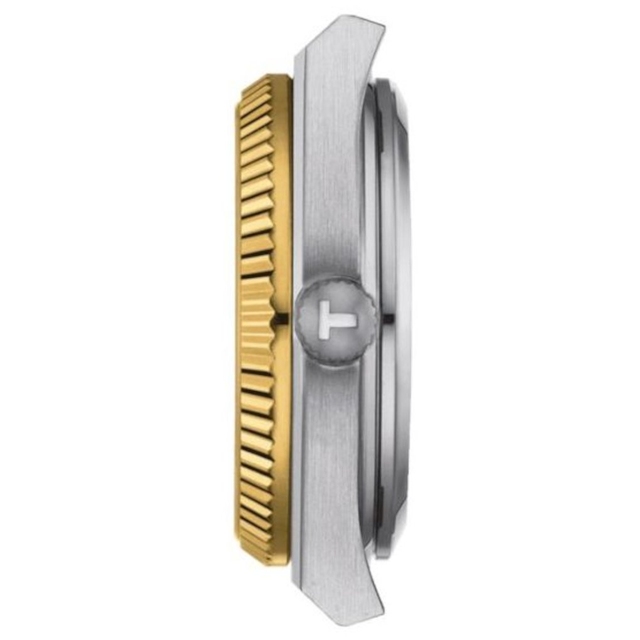 TISSOT PRX POWERMATIC 80 35MM STEEL AND 18K GOLD BEZEL