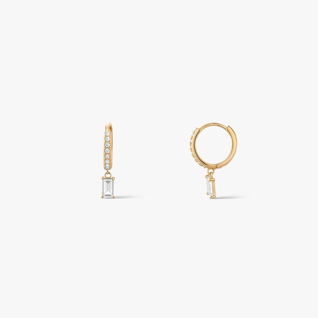 Kolczyki złote z cyrkoniami Ceremonials