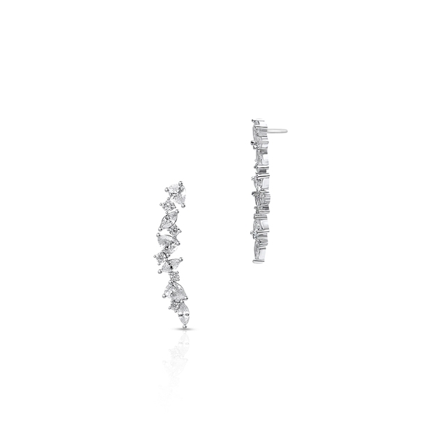 Kolczyki srebrne z cyrkoniami