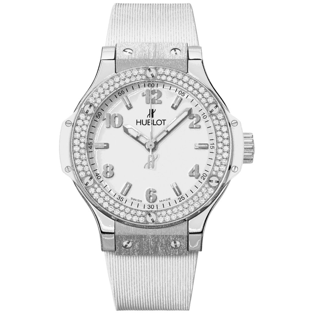 ZEGAREK HUBLOT BIG BANG STEEL WHITE DIAMONDS