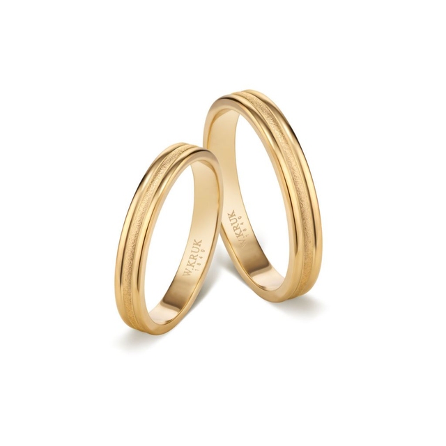 Obrączka złota POETICA męska