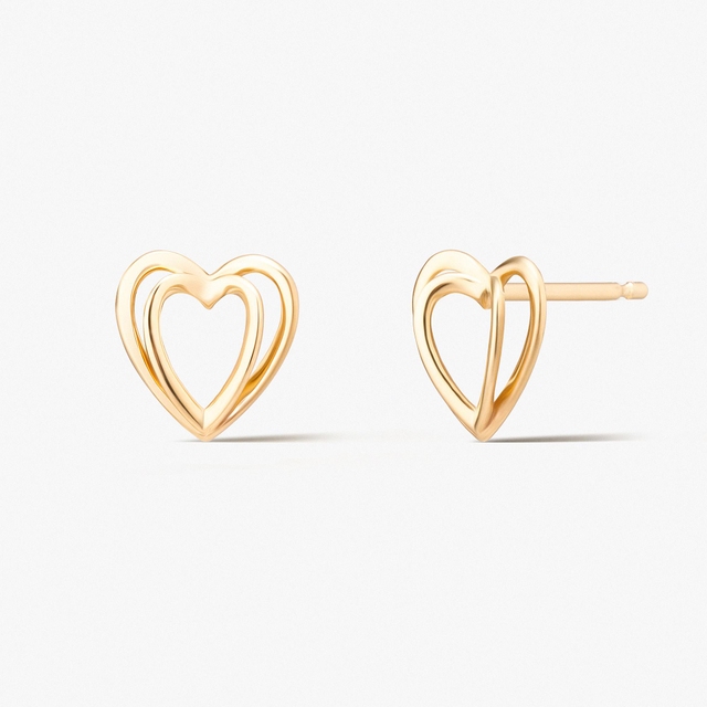 Kolczyki złote Czułość