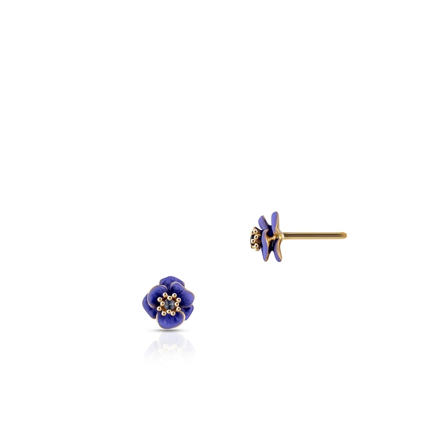 Kolczyki złote Kwiaty Nocy