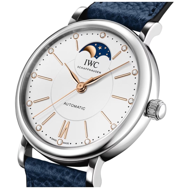 ZEGAREK IWC SCHAFFHAUSEN PORTOFINO AUTOMATIC MOON PHASE