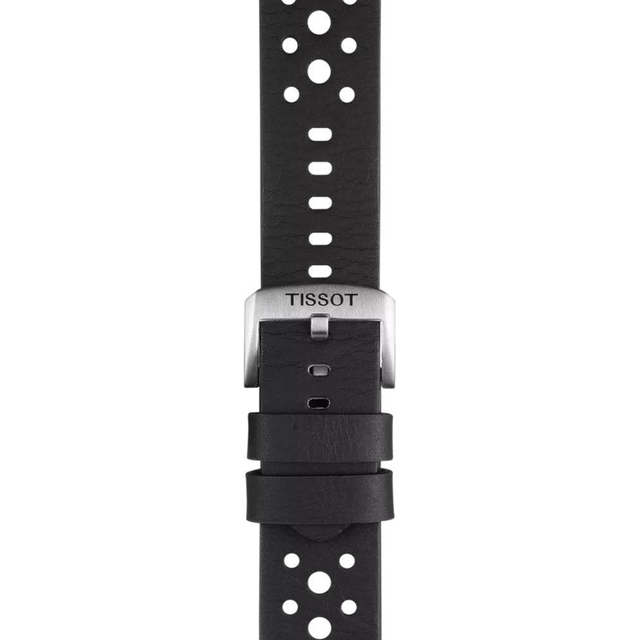 Skórzany czarny pasek Tissot 22 mm