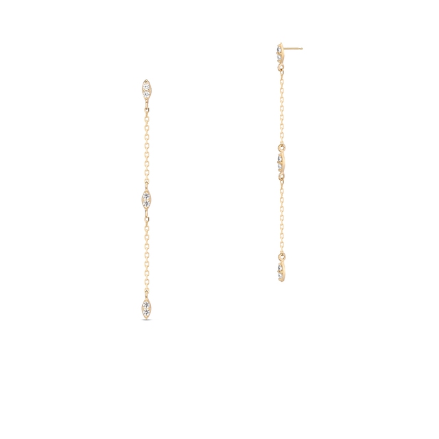 Kolczyki złote z cyrkoniami Ceremonials