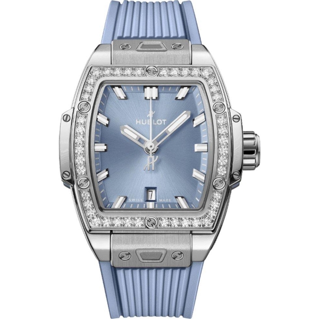 ZEGAREK HUBLOT SPIRIT OF BIG BANG STEEL COAL BLUE DIAMONDS