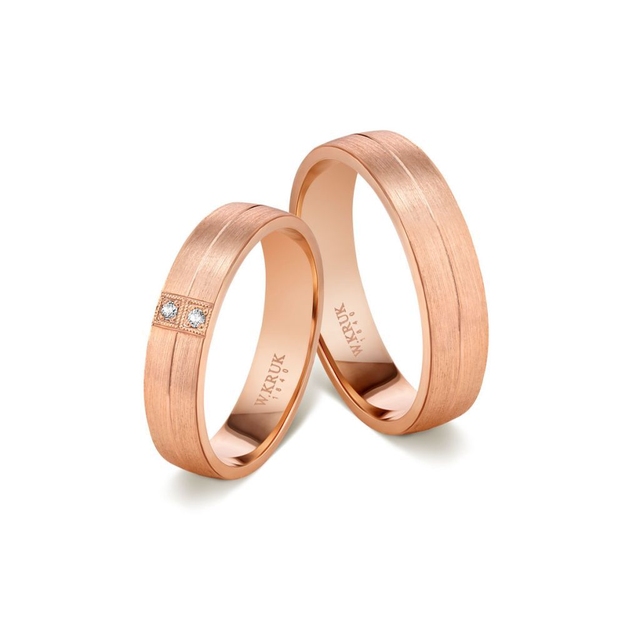 Obrączka złota FORTUNATA męska