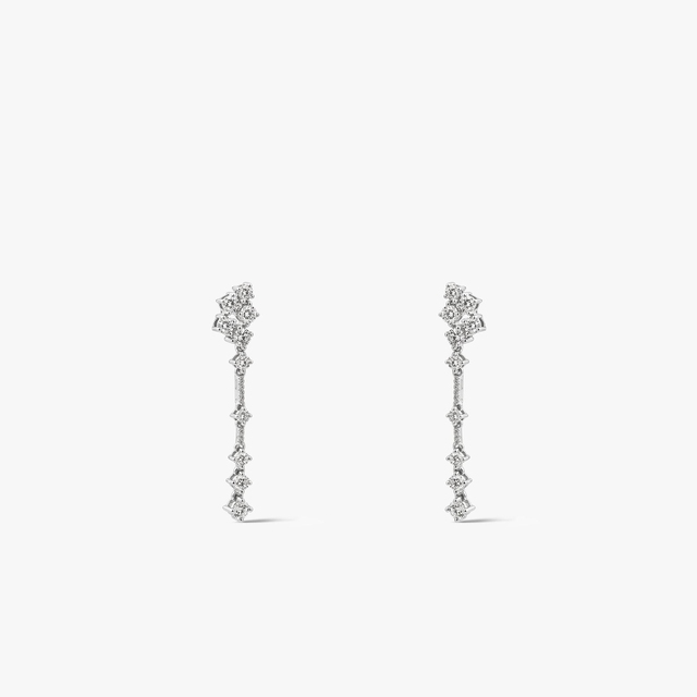 Kolczyki białe złoto z brylantami