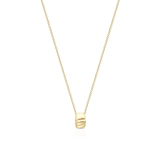 Naszyjnik złoty spirala