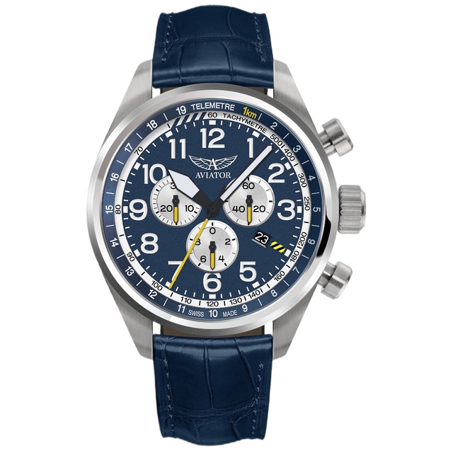 ZEGAREK AVIATOR AIRACOBRA P45 CHRONOGRAPH