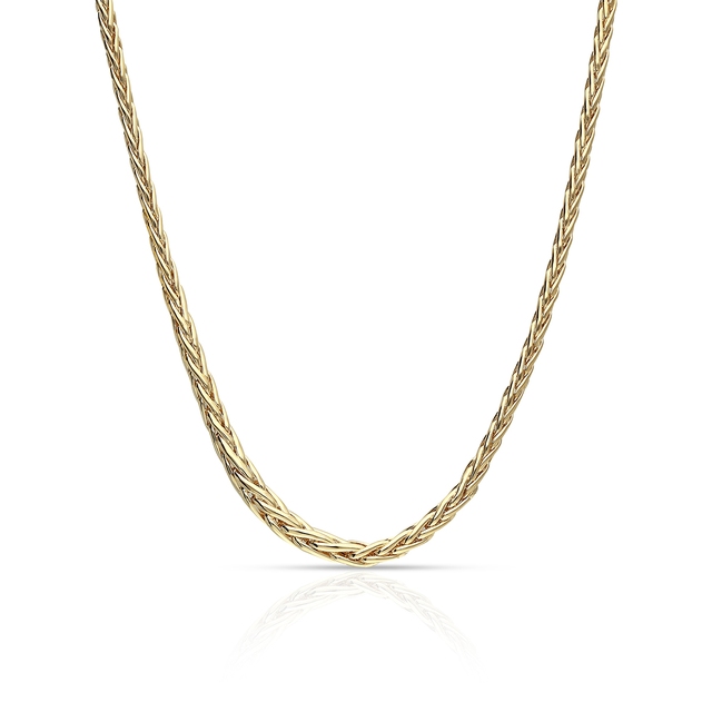 Naszyjnik złoty kłos