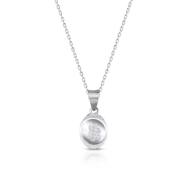 Wisiorek srebrny medalik