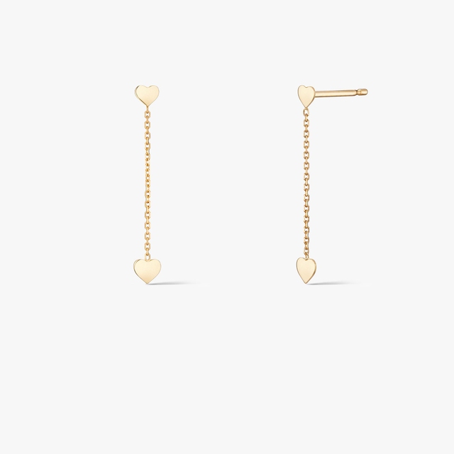 Kolczyki złote Czułość