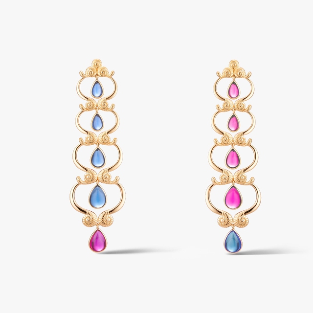 Kolczyki srebrne Imaginarium