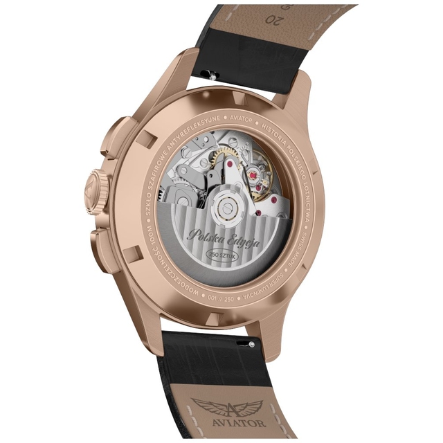 ZEGAREK AVIATOR HERITAGE CHRONOGRAPH TRIMETER POLISH LIMITED EDITION