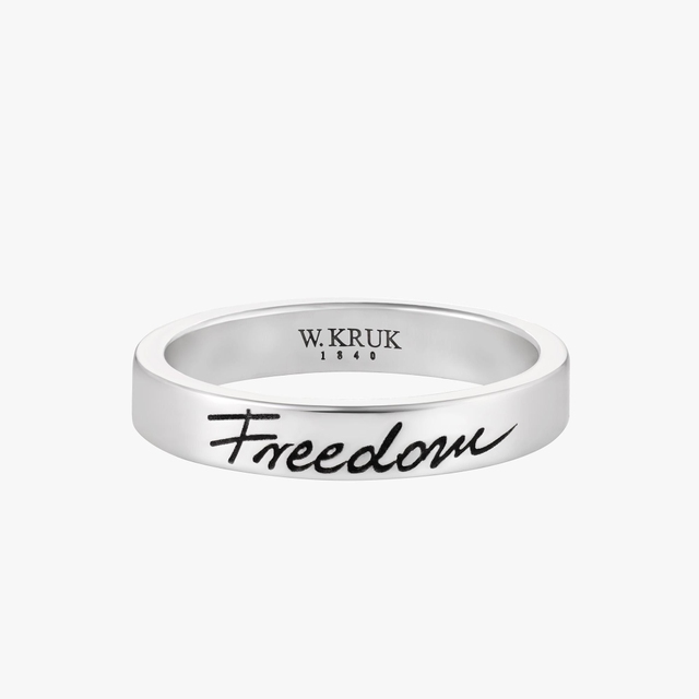 Pierścionek srebrny Freedom