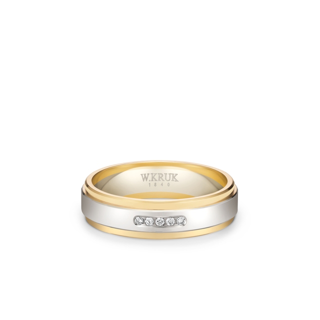 Komplet obrączek złotych TOTUS