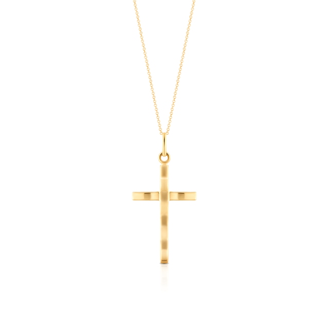 Wisiorek złoty krzyżyk