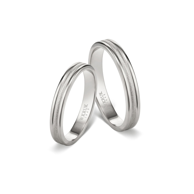 Komplet obrączek złotych POETICA