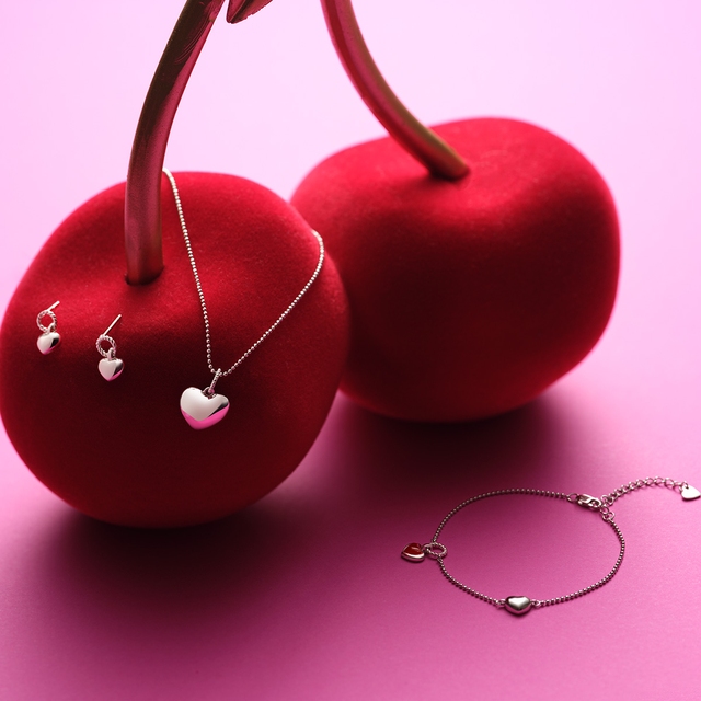 Kolczyki srebrne Czułość