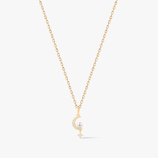 Wisiorek złoty z perłą