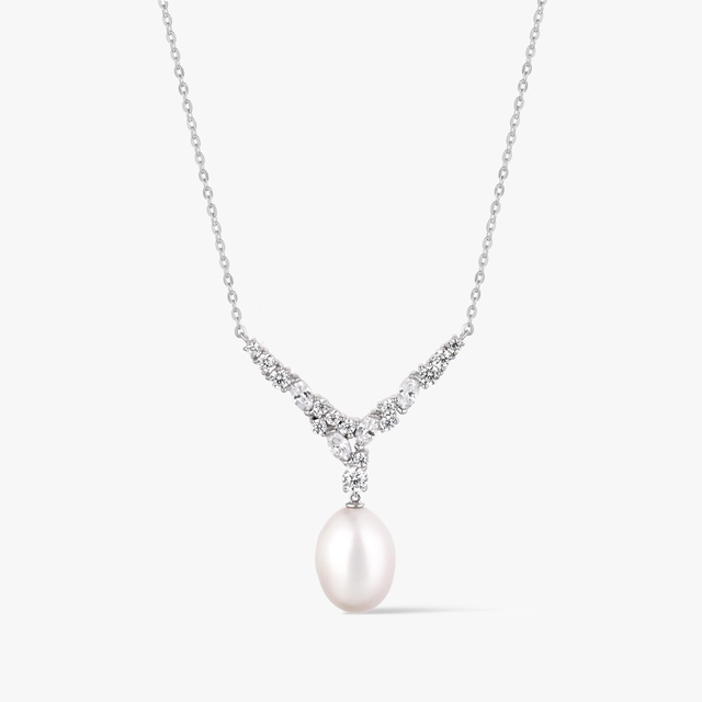 Naszyjnik złoty z perłą Ceremonials