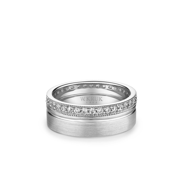 Obrączka srebrna SAVA damska