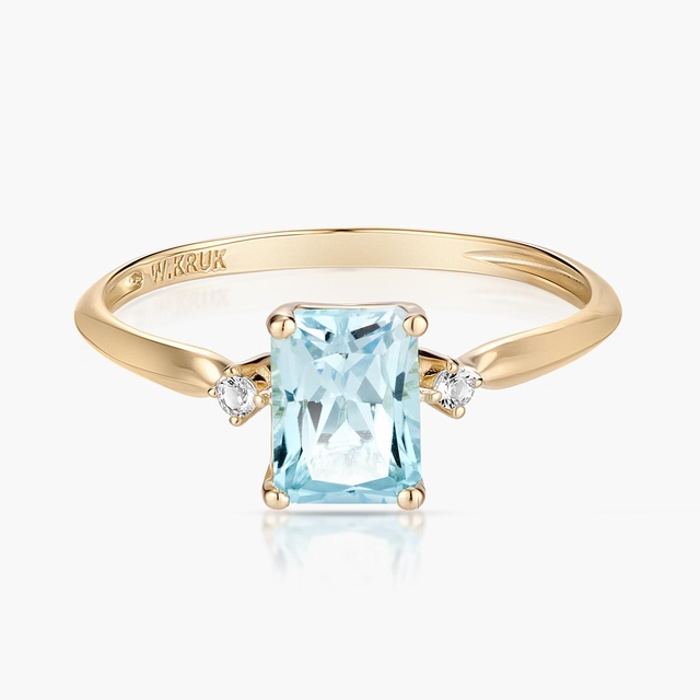 Pierścionek złoty Maria Antonina