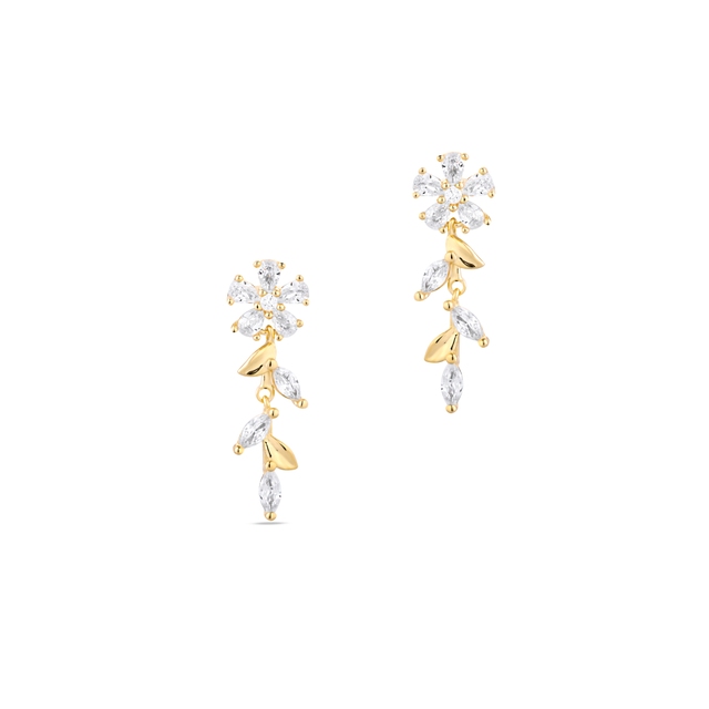 Kolczyki srebrne z cyrkoniami