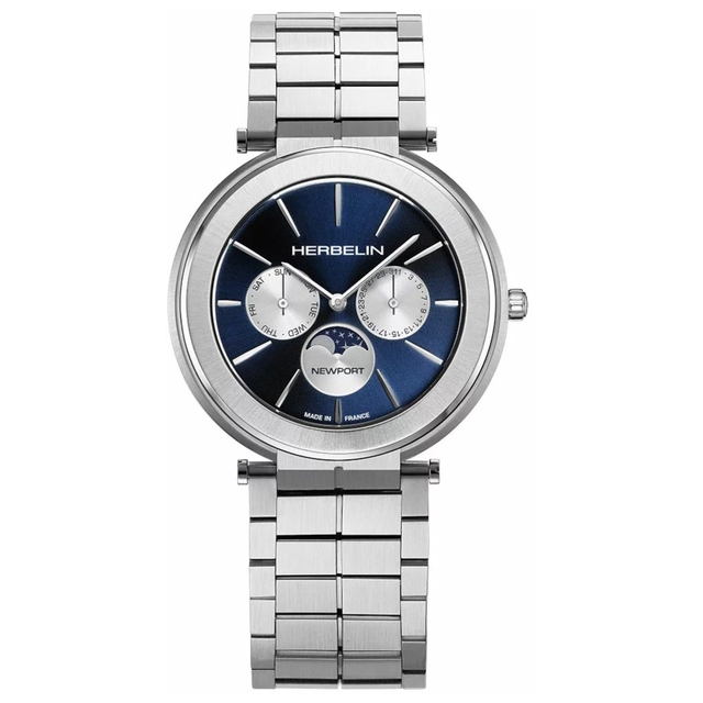 ZEGAREK HERBELIN NEWPORT SLIM MOONPHASE