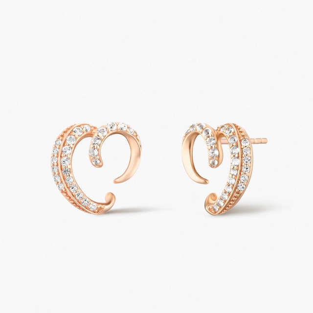 Kolczyki złote Balerina