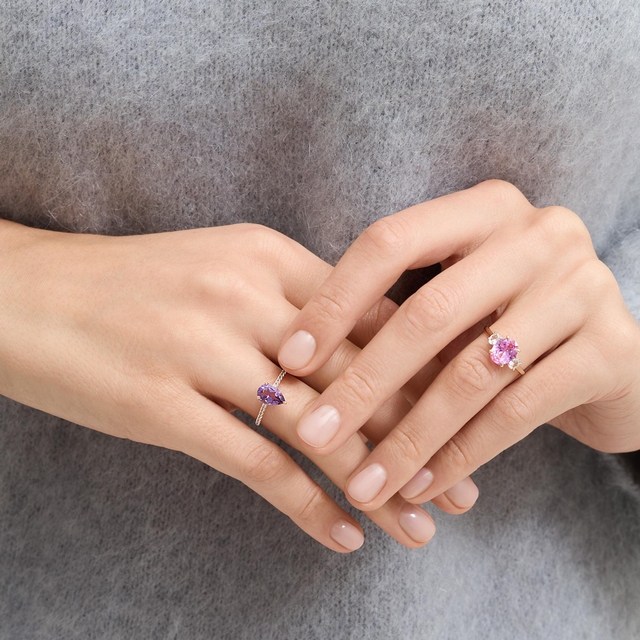 Pierścionek złoty Maria Antonina