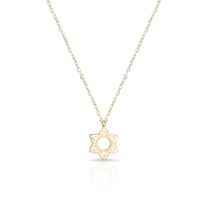 Naszyjnik srebrny pozłacany