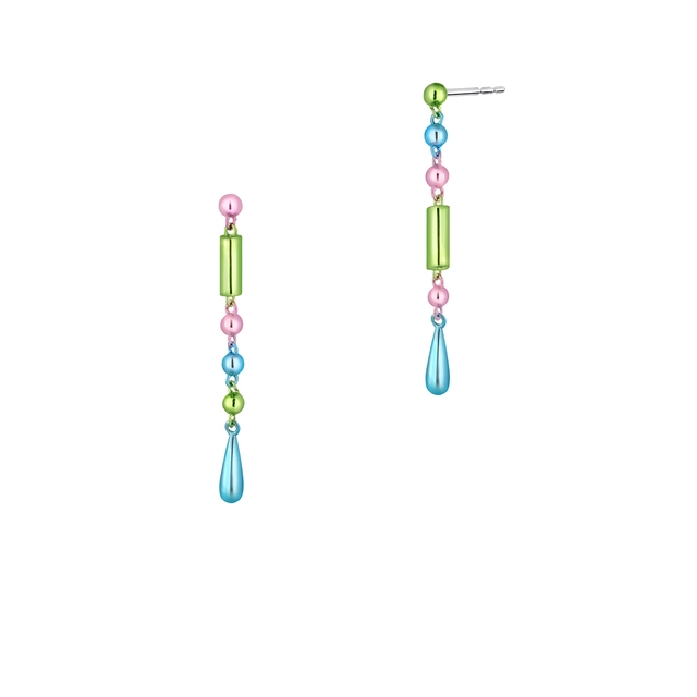 Kolczyki Color Drops Princess Club