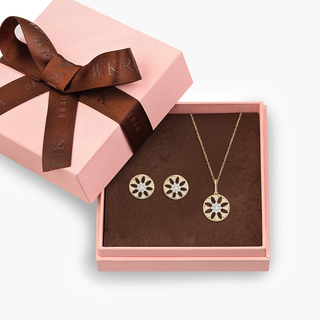 KOMPLET LŚNIĄCA ROZETA