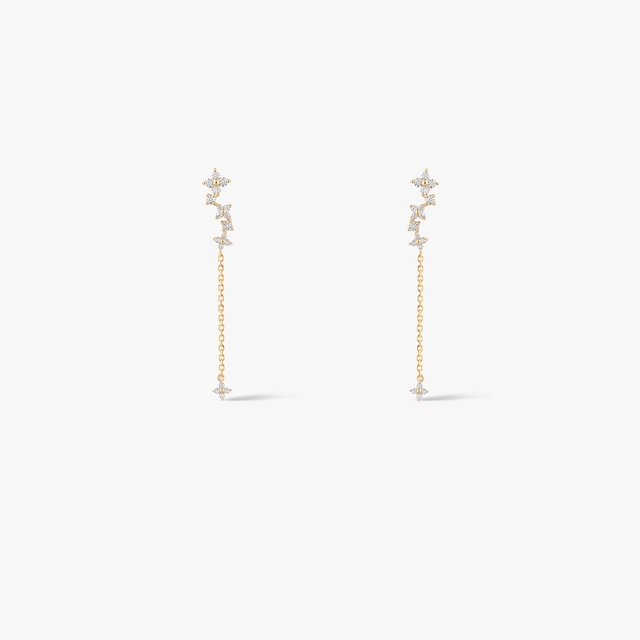 Kolczyki złote z cyrkoniami Ceremonials