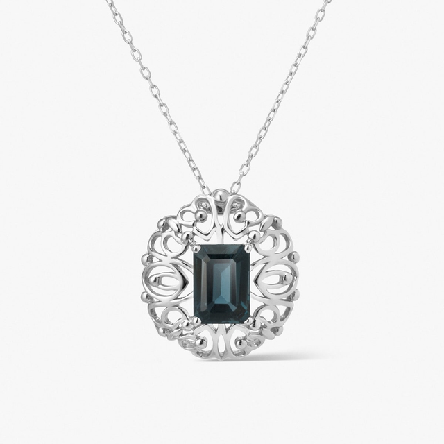 Wisiorek złoty z topazem Royal Star