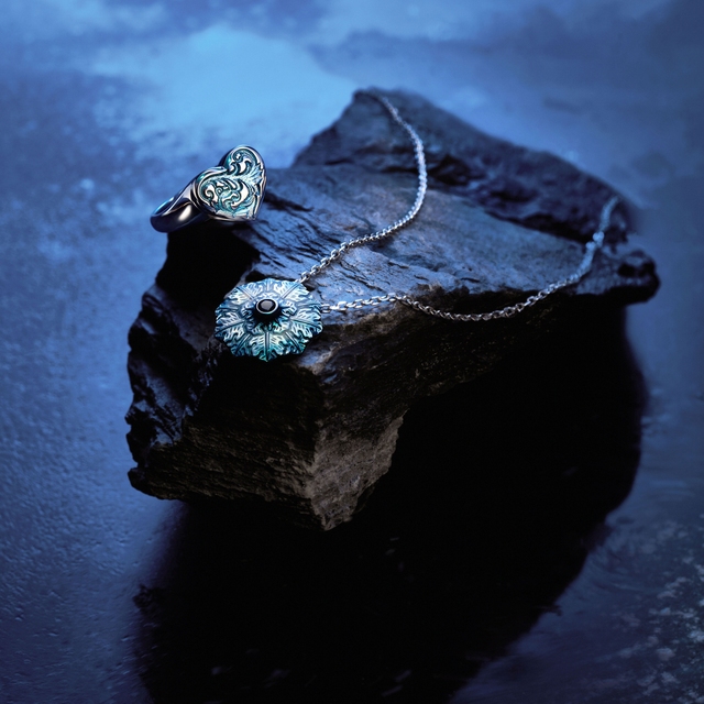 Pierścionek srebrny Baśniowa