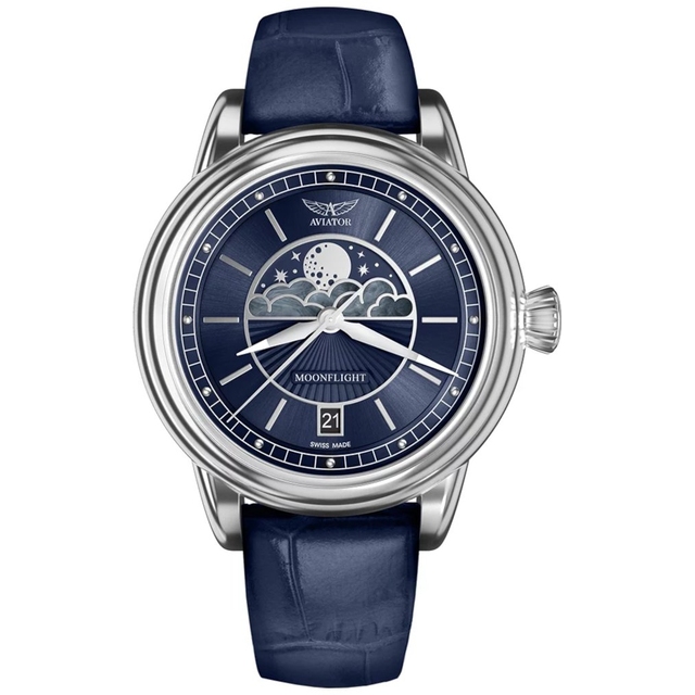 ZEGAREK AVIATOR DOUGLAS MOONFLIGHT