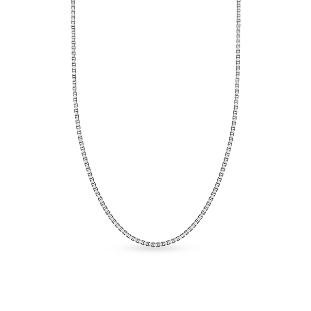 Łańcuszek srebrny kostka