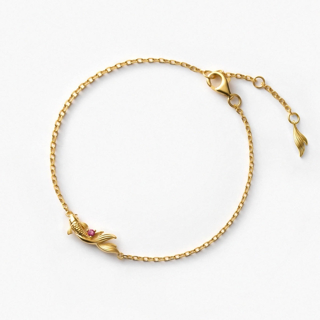 Bransoleta srebrna KOI