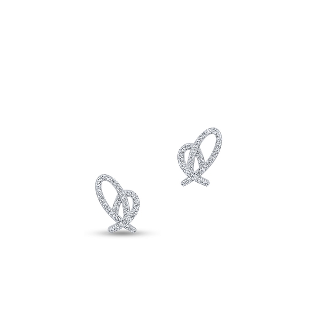 Kolczyki srebrne z cyrkoniami