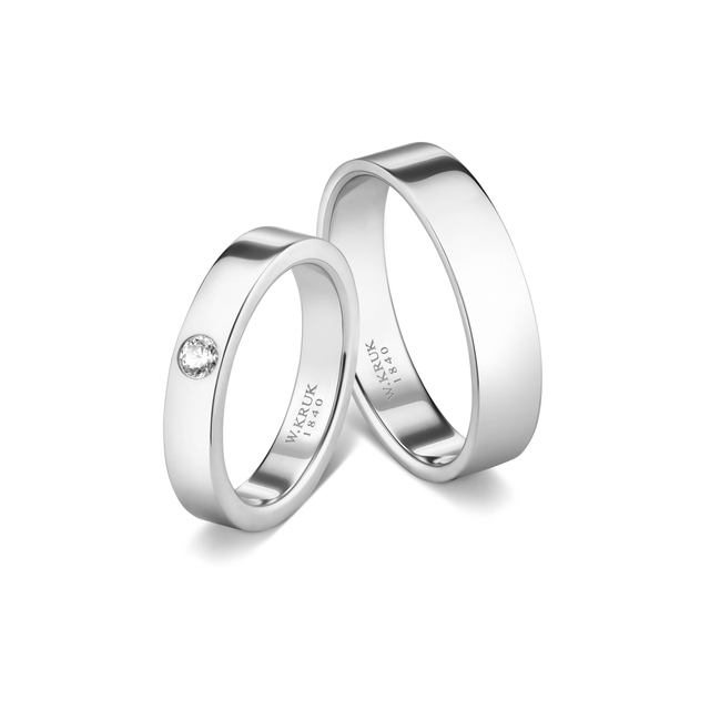 Obrączka srebrna SEGOWIA damska