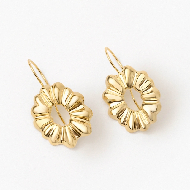 Kolczyki srebrne Follow