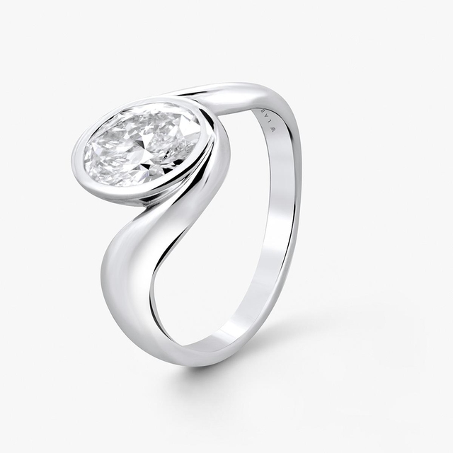 Pierścionek złoty Nuova